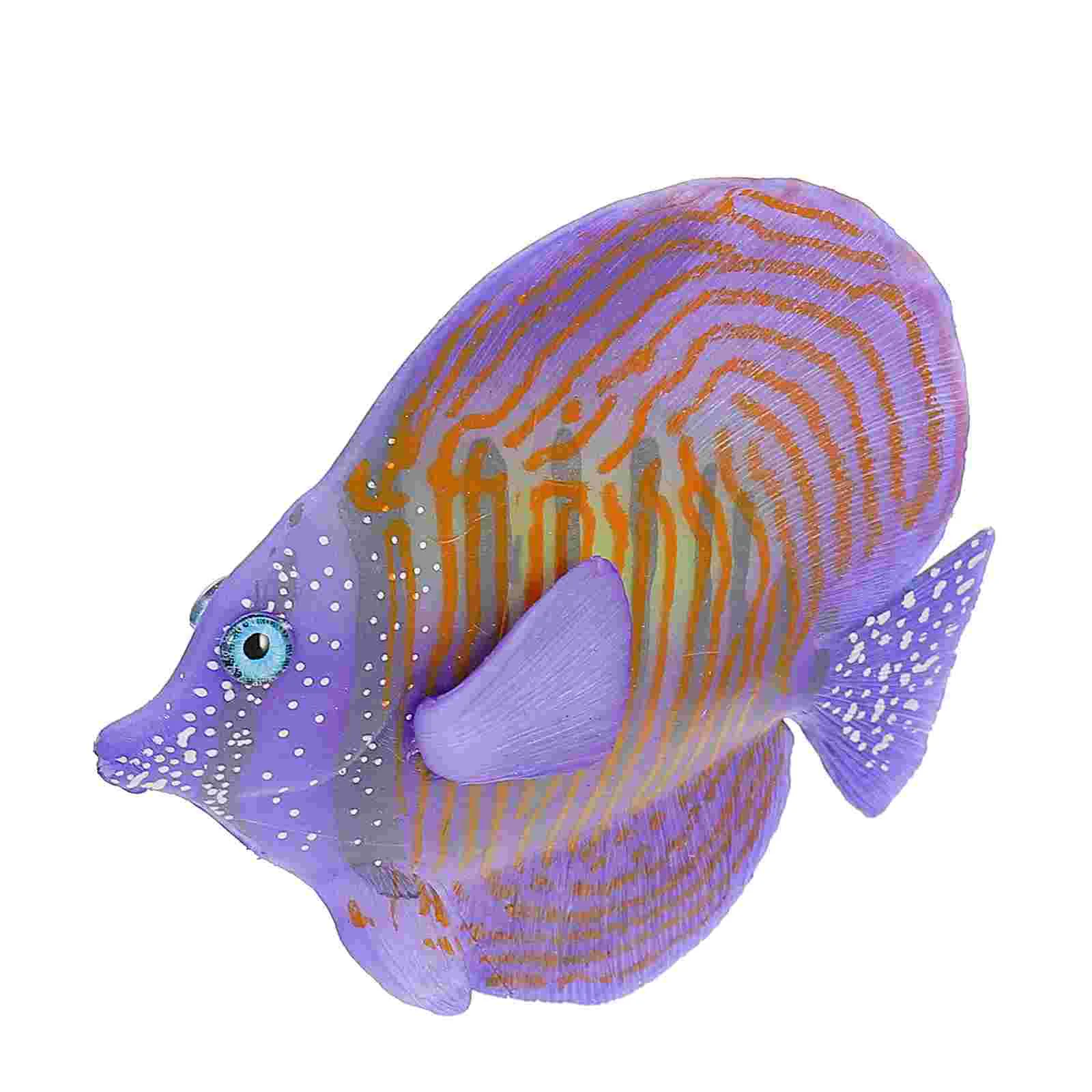 

Tropical Artificial Simulated Aquarium Ornment Tank Landscape Decors For Aquarium Tanks Violet