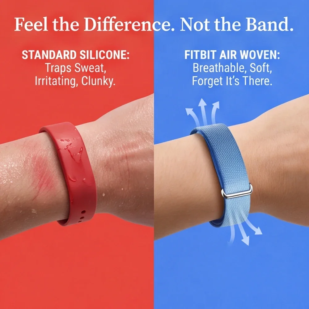 Breathable Braided Nylon Wristband with Buckle