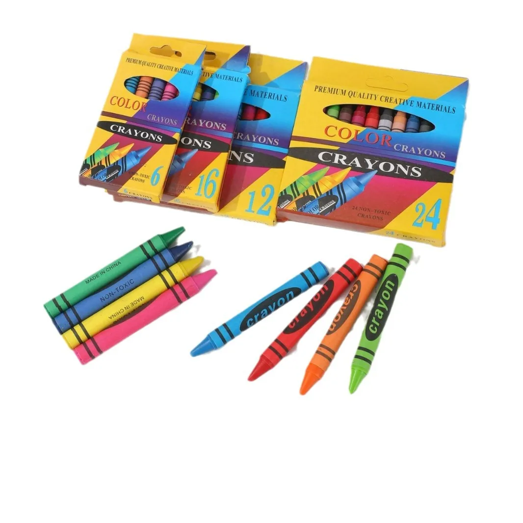Children's Crayon 6/8/12/24pcs Art Drawing Supplies