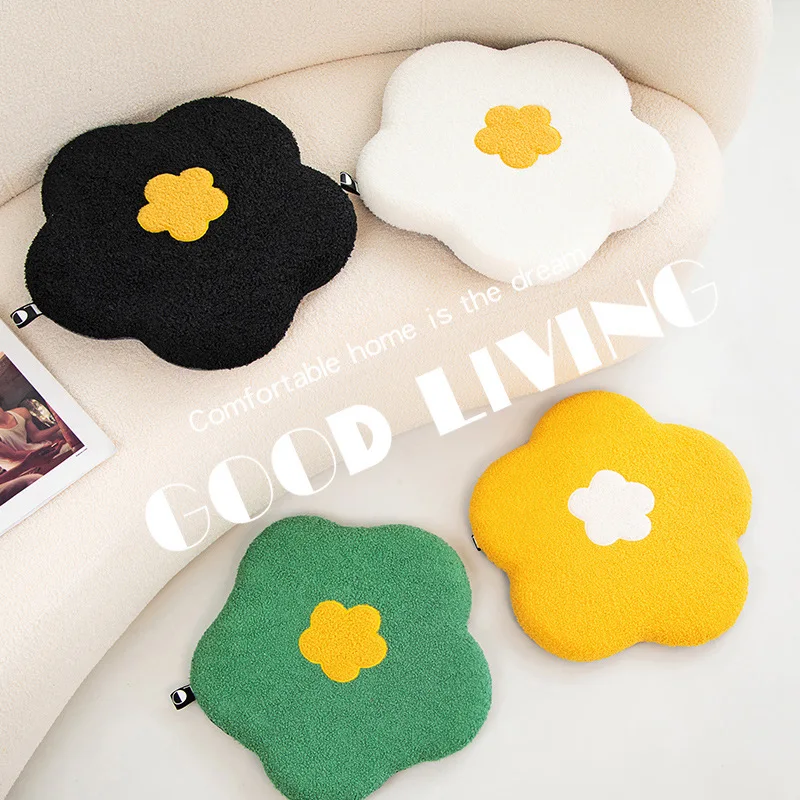 

Плюшевая подушка в скандинавском стиле, мягкая моющаяся декоративная подушка для автомобиля, 45 см, 1 шт.