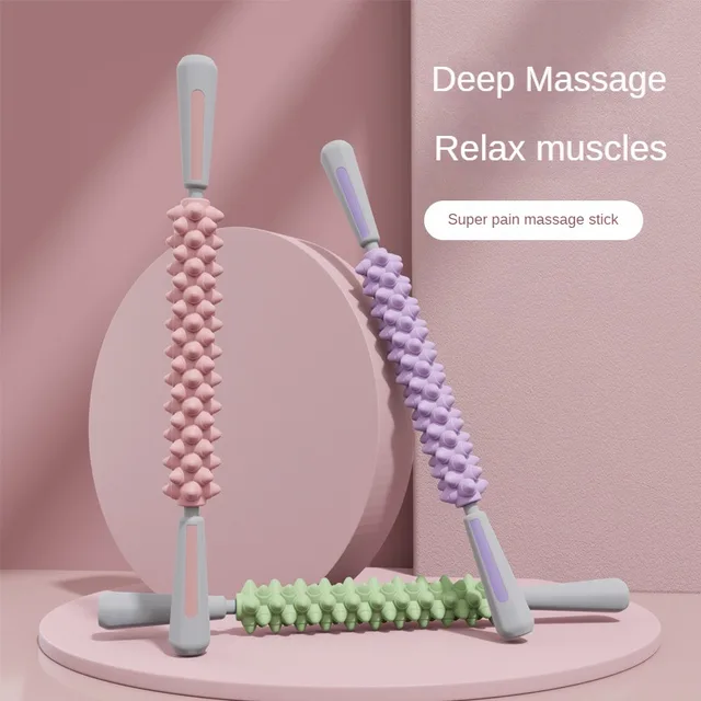 Yoga Massage Stick Wolf Tooth Stick Massage Roller Non Slimming Calf Muscle Relaxation Tool Roller Rolling Thigh Nirvana Stick