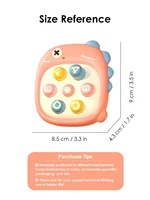 1pcs Mini Whack-a-Mole Hand-eye Coordination Educational Toy Random Color Children's Pinch Finger Decompression Toy 2