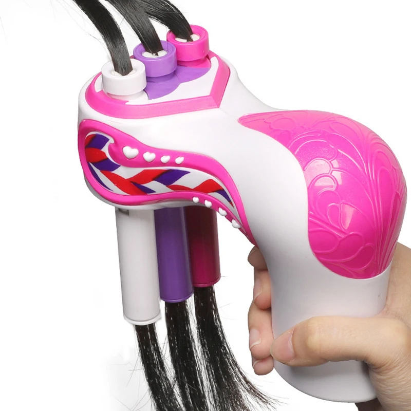 DIY Lazy Automatic Hair Braider Toy Children's Electric Hair Braider Girls Makeup Accessories  Braiding Hair Styling Tools Gift