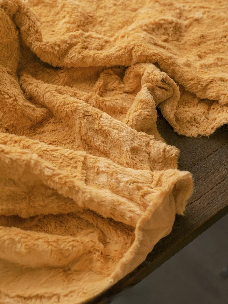 Imitace kožich textilie imitace ovčí kůže plyš pletené látka výtvarník velkoobchod pro DIY šicí při čtverečních čistý polyesterová materiál