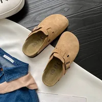 New Women Clogs for Women Fashion Cork Suede Mules Slipper Classic Cork Antislip for Outdoor Slippers with Arch Support D230 - Image 4