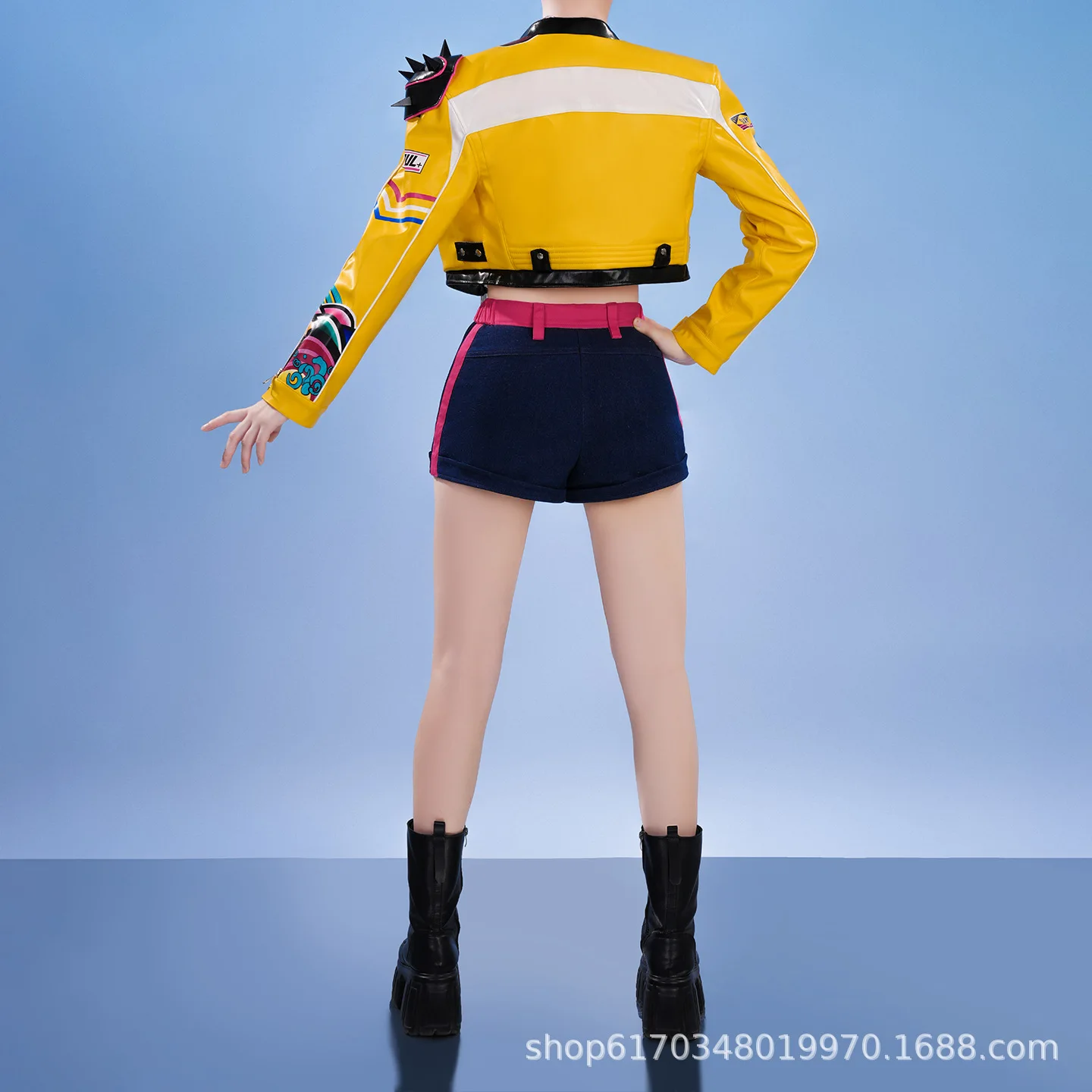 コスプレ衣装 rimo 2025 New Anime Rumi Cosplay Costume Hunters Stage Clothing Yellow