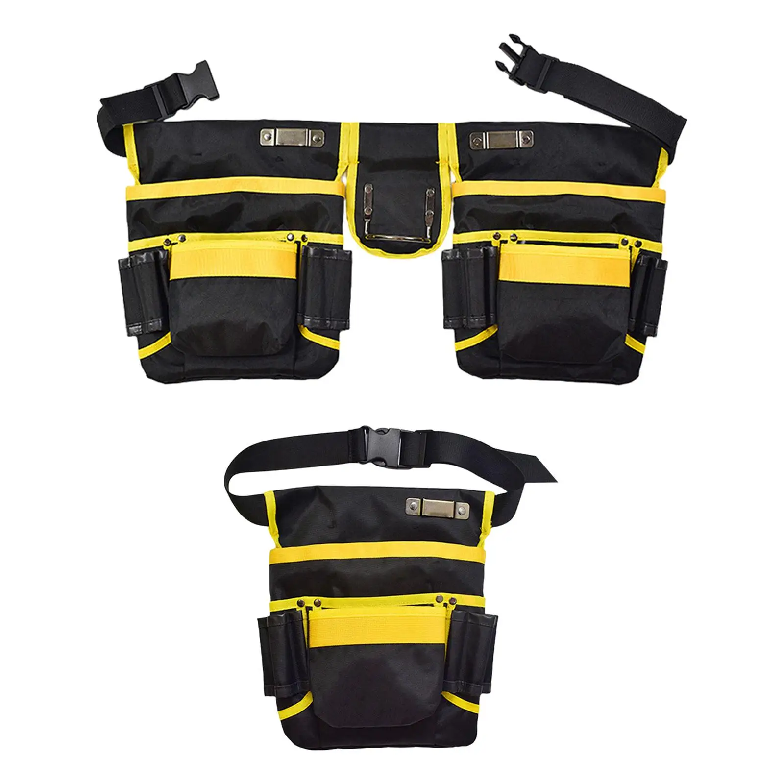 Tool Belt Adjustable Belt Multifunctional Work Apron Tool Pouch Bag Utility Belt for Handyman Woodworker Carpenter Construction