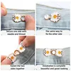 4/2/1PC Reusable Metal Buttons Pearl Snap Fastener Pants Pin Retractable Button Sewing-on Buckles Jeans Perfect Fit Reduce Waist 5