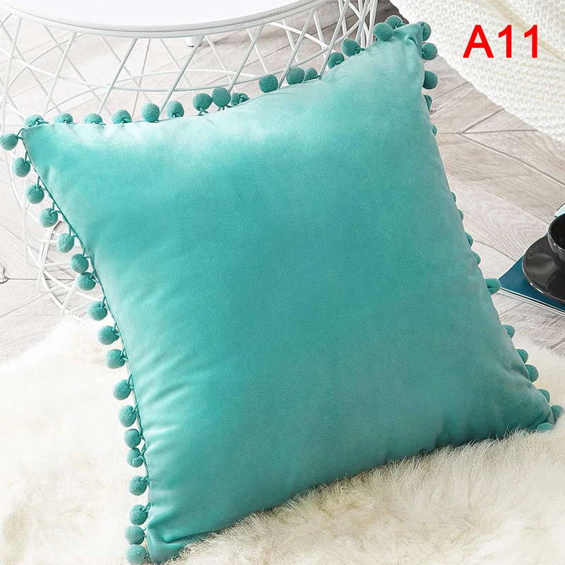 1PC Soft Velvet Cushion Cover Decorative Pillows Throw Pillow Case 45*45cm Home Decor 