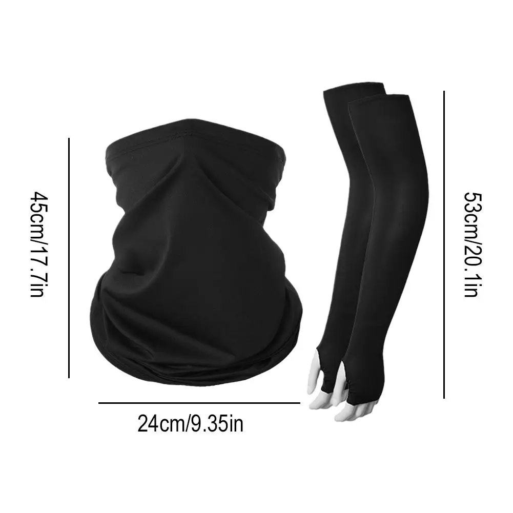 Description Picture 4 of itemMulti-purpose Turban Riding Scarf Cycling Bandana Men Women Neck Cover Sunscreen Ice Silk Outdoor Fishing Hiking Headwear Mask