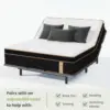 High-Quality Queen Mattress, 14 Inch Plush Hybrid Mattresses with Cool Gel Memory Foam Technology - Fiberglass-Free Design 5