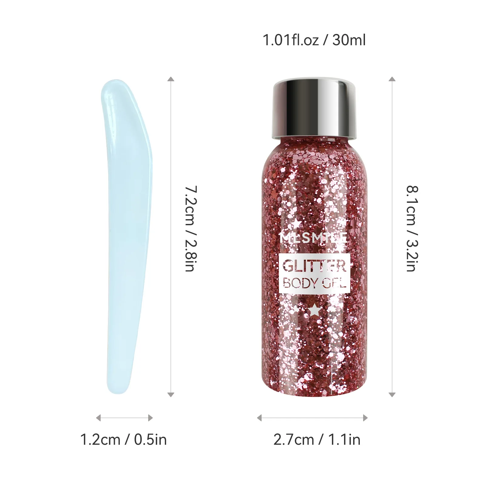 Radiant Waterproof High Gloss Glitter Gel for Eye, Nail, Hair, Body, and Face - Multifunctional Makeup for Festivals and Parties