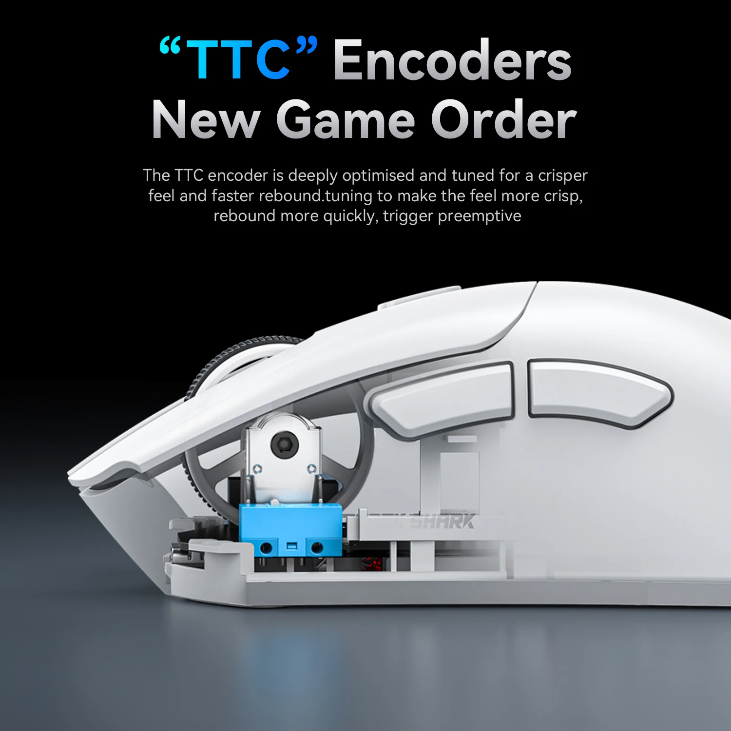 Gaming Mouse Attack Shark R1 Cost-Effective Lightweight Ergonomic Adjustable DPI Wireless/Wired Dual Modes Precise