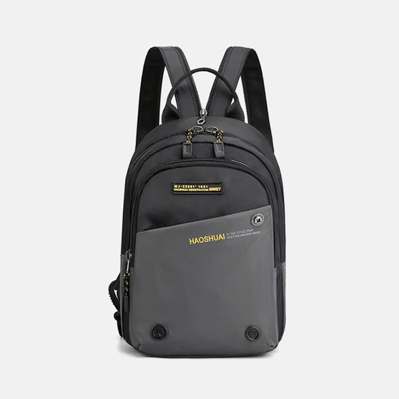 Travel Backpack Small Nylon Backpack for Men Casual Travel Male Messenger Cross Body Chest Pack