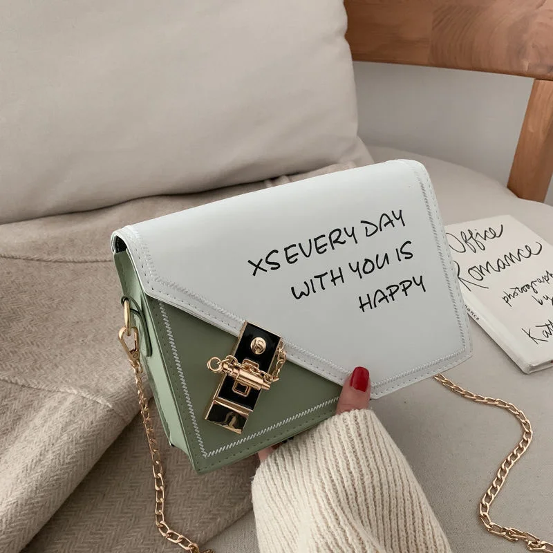 Bag For Women 2023 New Chain Crossbody Bag Versatile Fashion Small Square Bag Simple One Shoulder Bag Clutch Mobile Bag