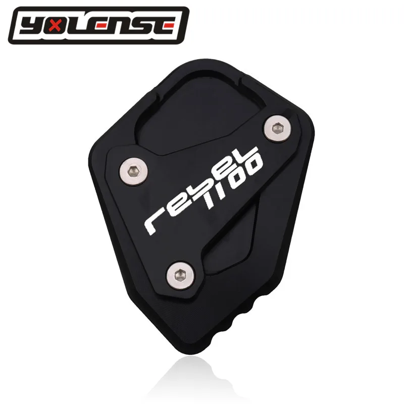 

For HONDA REBEL CMX1100 CM1100 CMX 1100 20-23 Motorcycle CNC Kickstand Foot Side Stand Extension Pad Support Plate Enlarge Stand