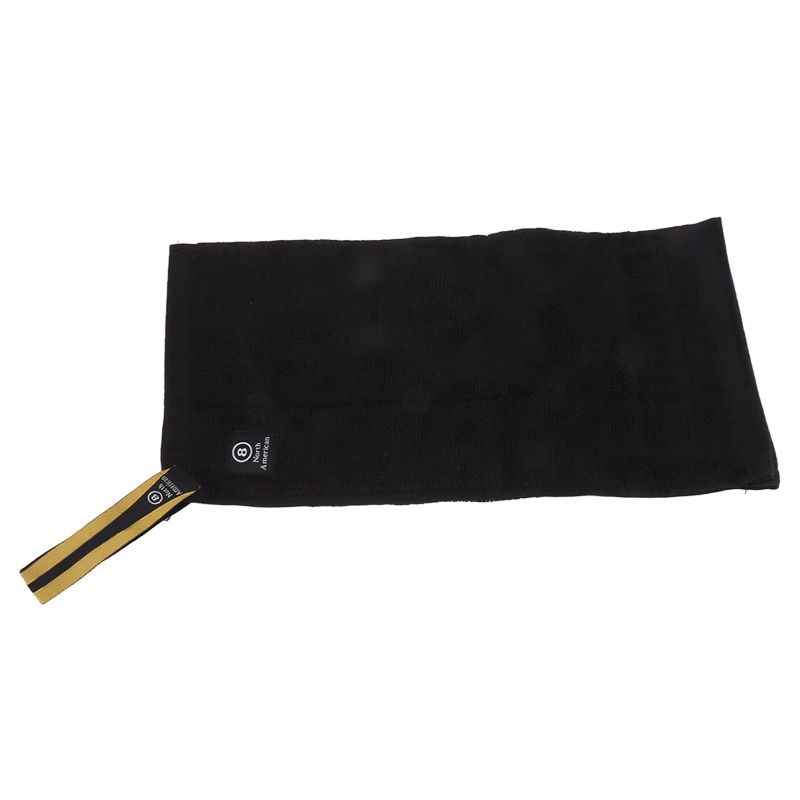 lliard Cue Cloth Cotton Pool Stick Cleaning Wiping Polisher Towel Burnisher for Billiards Sports Club Black