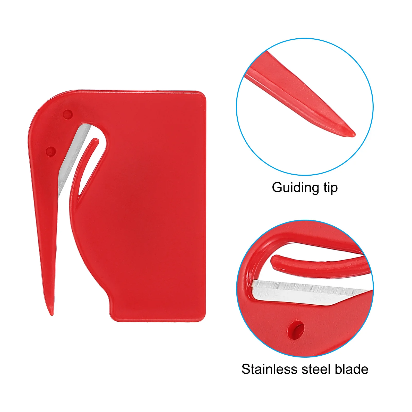 3/8Pcs Letter Opener Envelope Slitter Mail Slitter with Razor Safe Mail Opener for Envelope Paper Package Open for Home Office