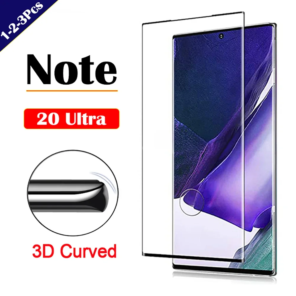 Note20 Glass 3D Curvo Full Cover Note20 20 Ultra Temperato Glas Per Samsung Galaxy Note 20 Ultra 5G Screen Protector