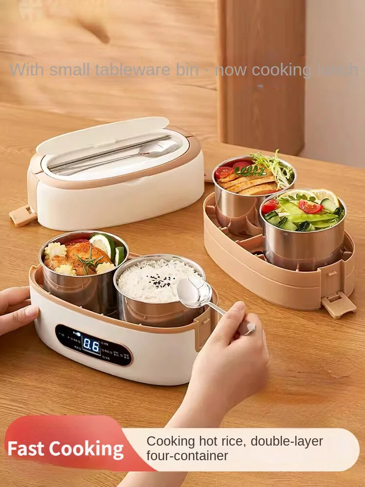 Caixa Elétrica do Aquecimento do Almoço Fogão de Arroz Portátil Home Aquecimento por Injeção de Água Multi Fogão Máquina de Cozinhar 220v