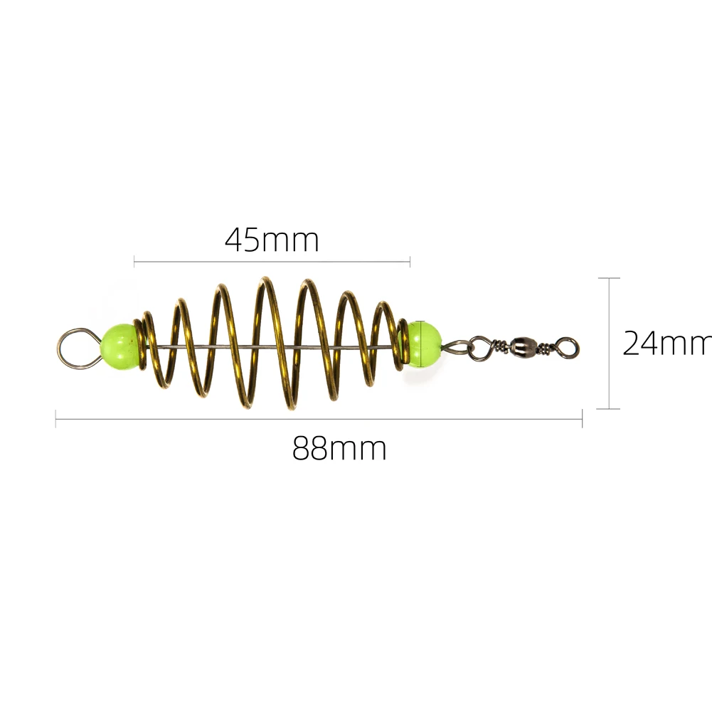 Carp Fishing Spring Feeder Fishing Bait Cage 10pcs/lot fishing feeder fishing tools fishing tool fishing accessories fishing tackle