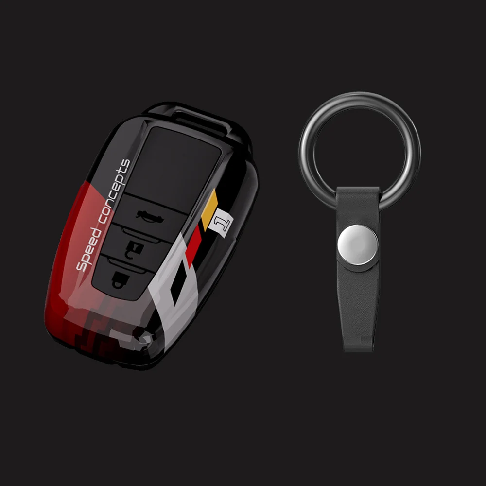 

PC Car Remote Smart Key Case Cover Shell For Toyota Corolla Prius Camry CHR C-HR RAV4 Altis Land Cruiser Prado Auto Accessories