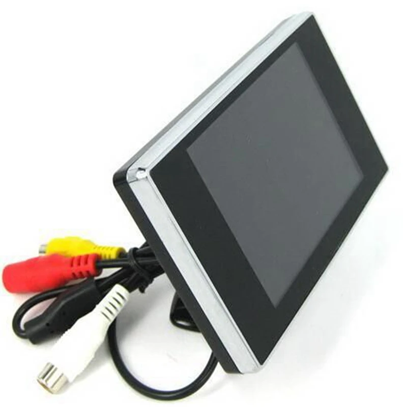 

3.5Inch Car Monitor for Rearview Camera 2 Way Video Input Rear View TFT LCD Automatically Display When Reversing PZ702 NTSC PAL