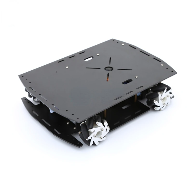 

Wheelbarrow Kit Omni-directional Wheeled Mobile Platform Smart Car Metal Chassis