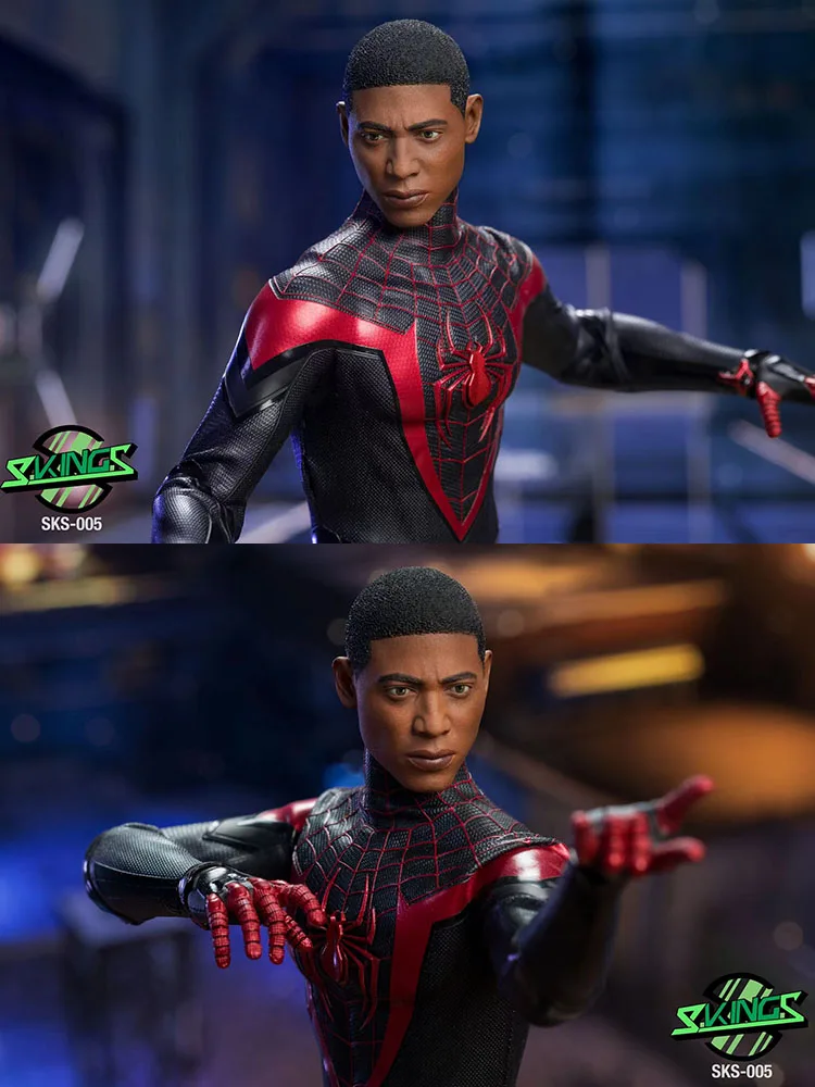 Soosootoys SKS-005 1/6 homem aranha milhas cabeça delicada