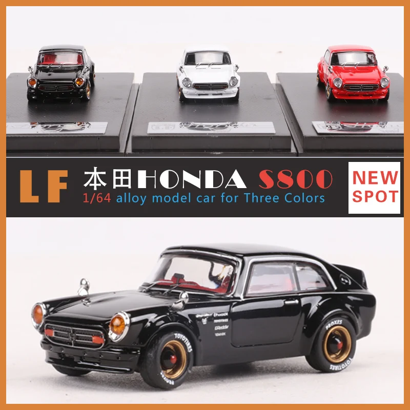LF MODEL 1:64 S800 Die-Cast Alloy Model Car Collection Black