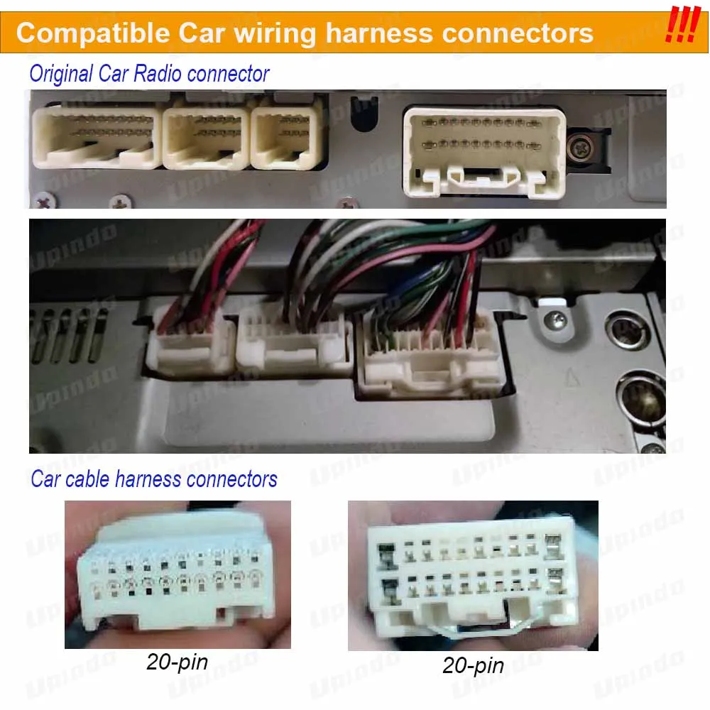 thumbnail image 2 of Aazon.co: RED WOLF Radio Wiring Harness W/JBL Aplifier Syste For 2001-2007 Toyota Highlander 2 of 12