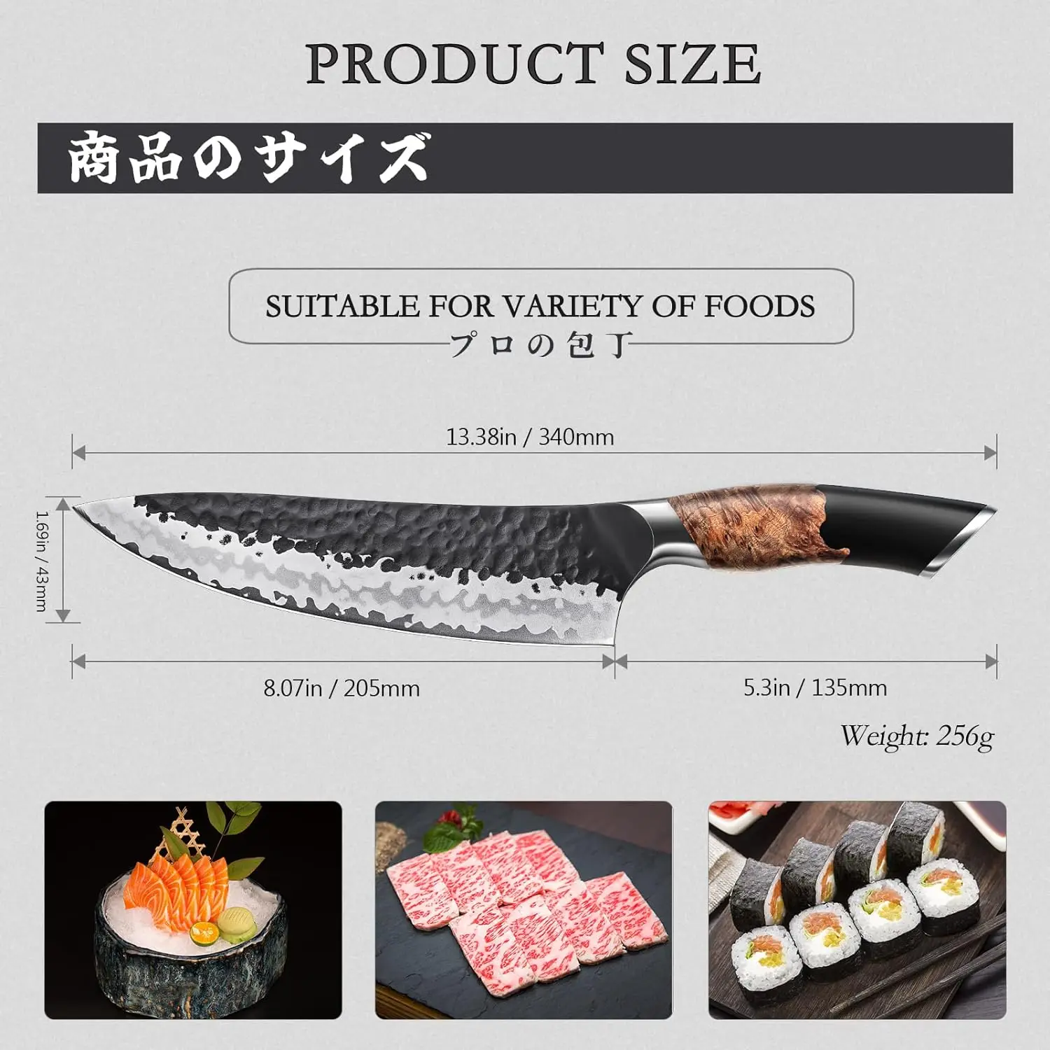 SHAN ZU Hand-Forged Kitchen Japanese Knife 7 Layers High-Quality Carbon  Steel BBQ Chef's Knife Professionale Gyuto Meat Knife - AliExpress