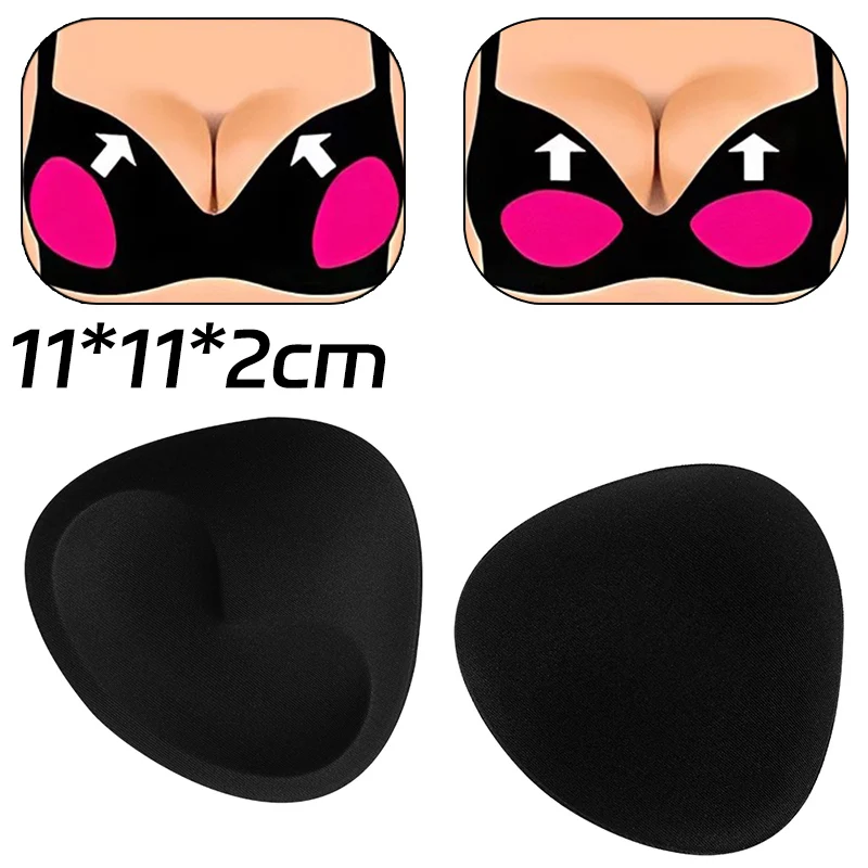 Push Up Bra Padding Women Comfortable Chest Pad Elastic Underwear Bra Inserts Pads Bikini Breast Enhancers Lingerie Nipple Cover