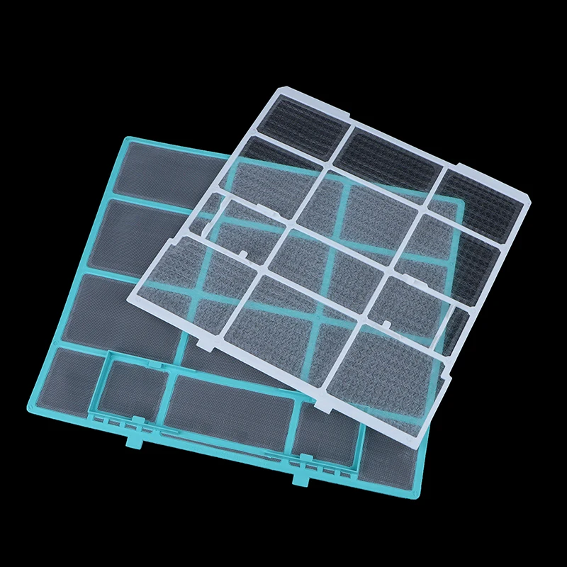 Air Conditioner Outlet Air Vent Cleaning Filter Replacement Sponge Anti-Dust Net Mesh 2Pcs For Wall-mounted Conditioner