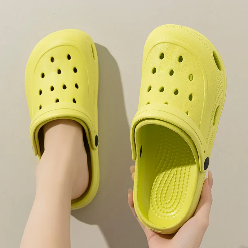 Men's Sandals Women Home Slippers Summer Garden Clogs Shoes Outdoor Man Beach Slipper Waterproof Sandal Soft Casual Non Slip 6