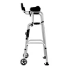Walking aids for the elderly, lightweight folding lower limb training, household aluminum alloy walkers 1