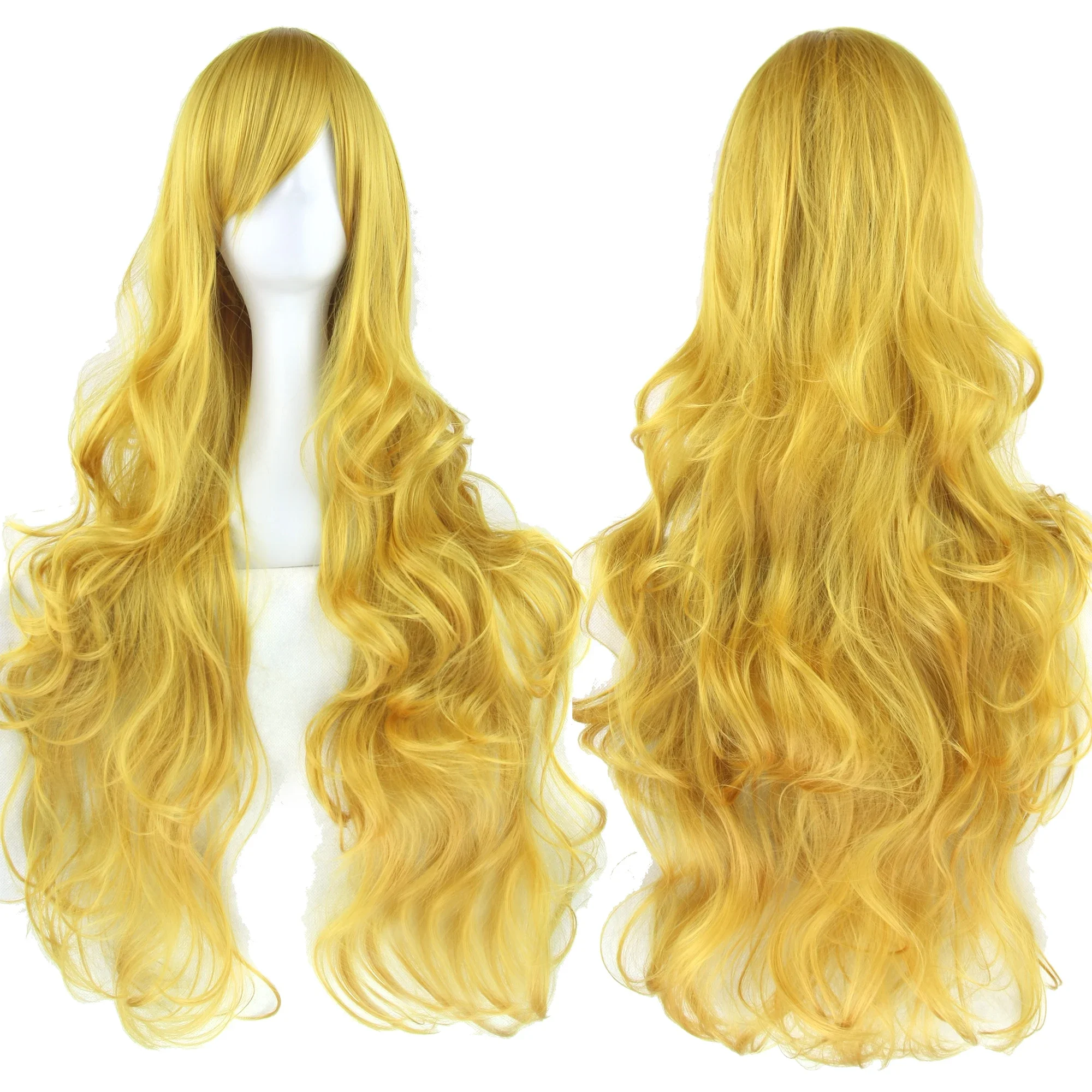Synthetic Hair Wigs Soowee Curly Long Synthetic Hair Green Wig Hairpiece Pink Black Party Hair Cosplay Wigs for Women