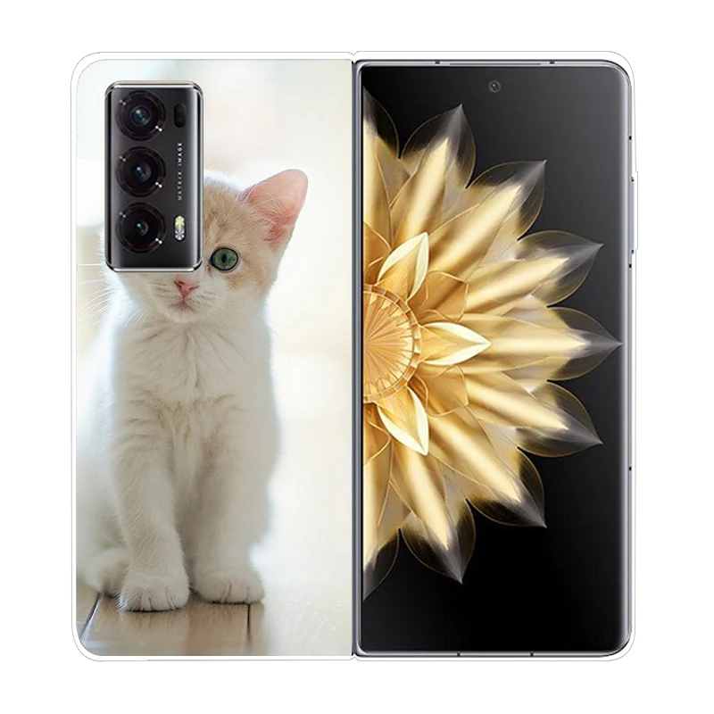 Durable Clear Hard Shell Phone Case - Shockproof & Foldable Design
