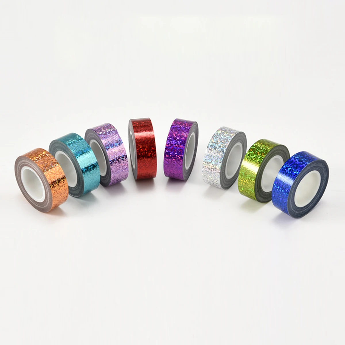 Shiny Decorative Washi Tape for DIY Scrapbooking and Stationery Projects