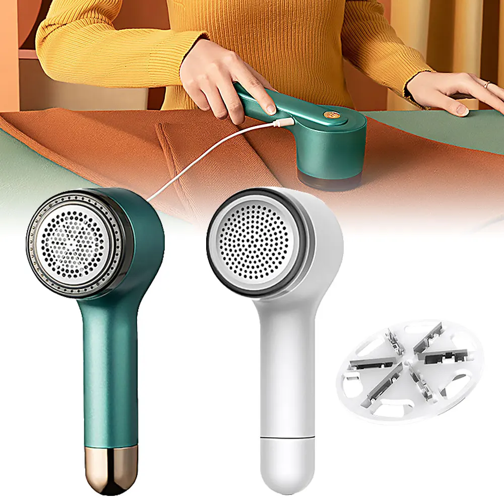 2 In 1 Tessuto Rasoio Vestiti Palle Ubs Ricaricabile Fuzz Pilling Bobble Rimozione Pelucchi Cappotti Rimozione Pellet Spazzola Per La Pulizia