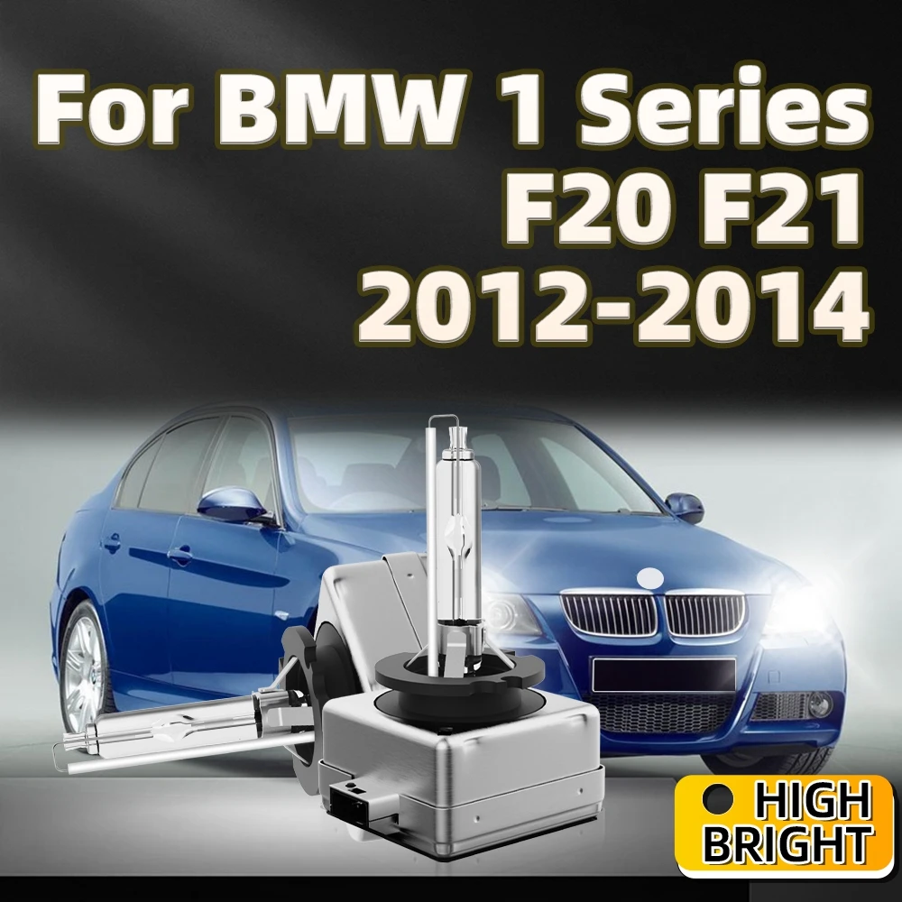 

Super Bright 2pcs 12V 35W HID Bulb Xenon Headlight D1S 6000K White 10000K Blue For BMW 1 Series F20 F21 2012 2013 2014