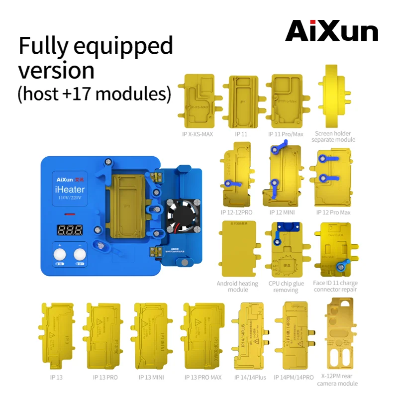 Jc Iheater Preheating Station Welding Platform For Iphone X -13 Pro Max  Motherboard Layered/cpu Ic Chip/dot Matrix Repair Heater - Tool Parts -  AliExpress
