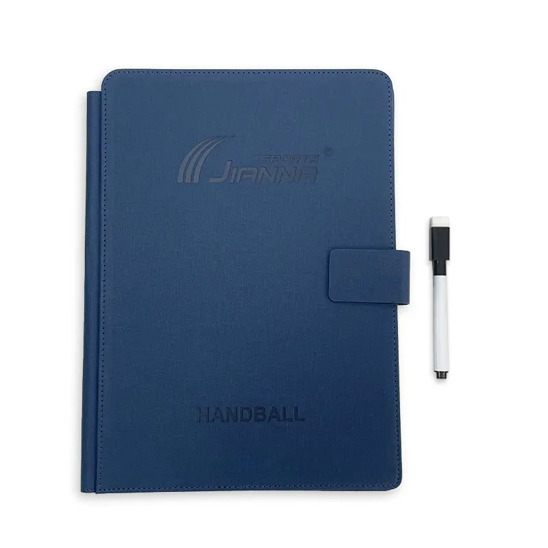 Folding handball coaching board double-sided magnetic writable erasable game training portable strategy board 12.6&times;9.6in