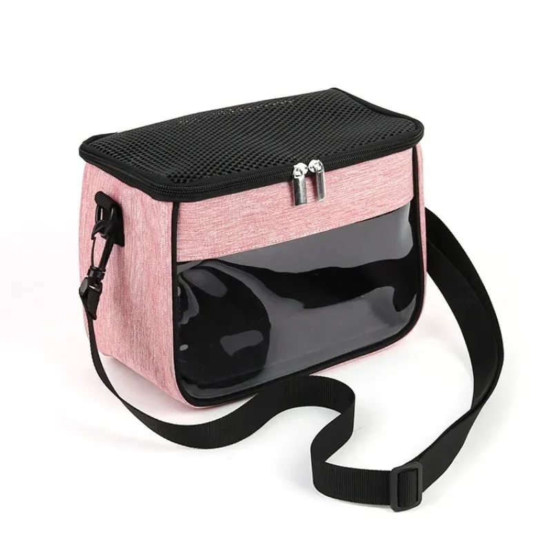 Portable Small Pet Travel Bag Breathable Animal Carrier Bag Rabbit Hamster Hedgehog Ferret Outdoor Inclined Shoulder pet carrier