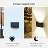 6LED Solar Lights, Outdoor Atmosphere Wall Lamp,Up And Down Light Control for Garden Yard Street Balcony Terrace Halloween Decor 2