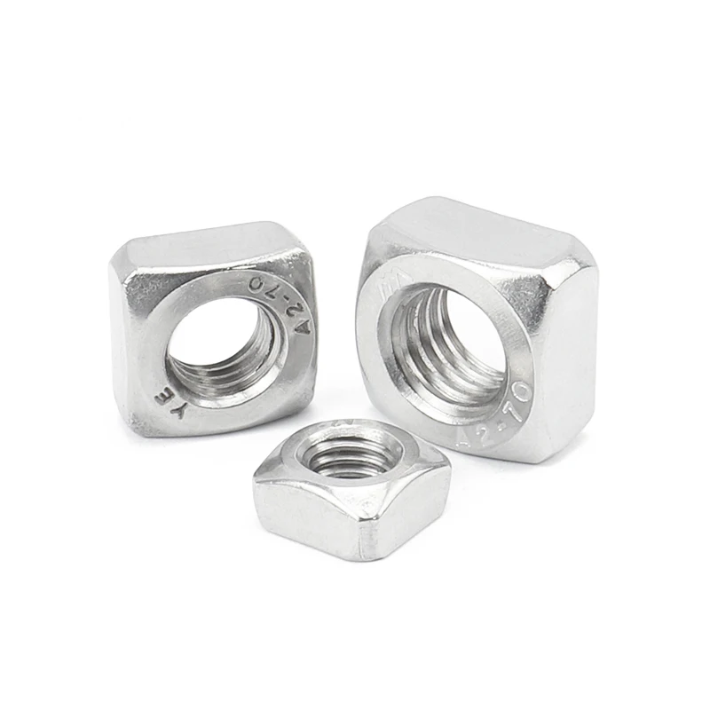 Square Nuts A2 Stainless Steel M3 M4 M5 M6 M8 M10 M12 Din557