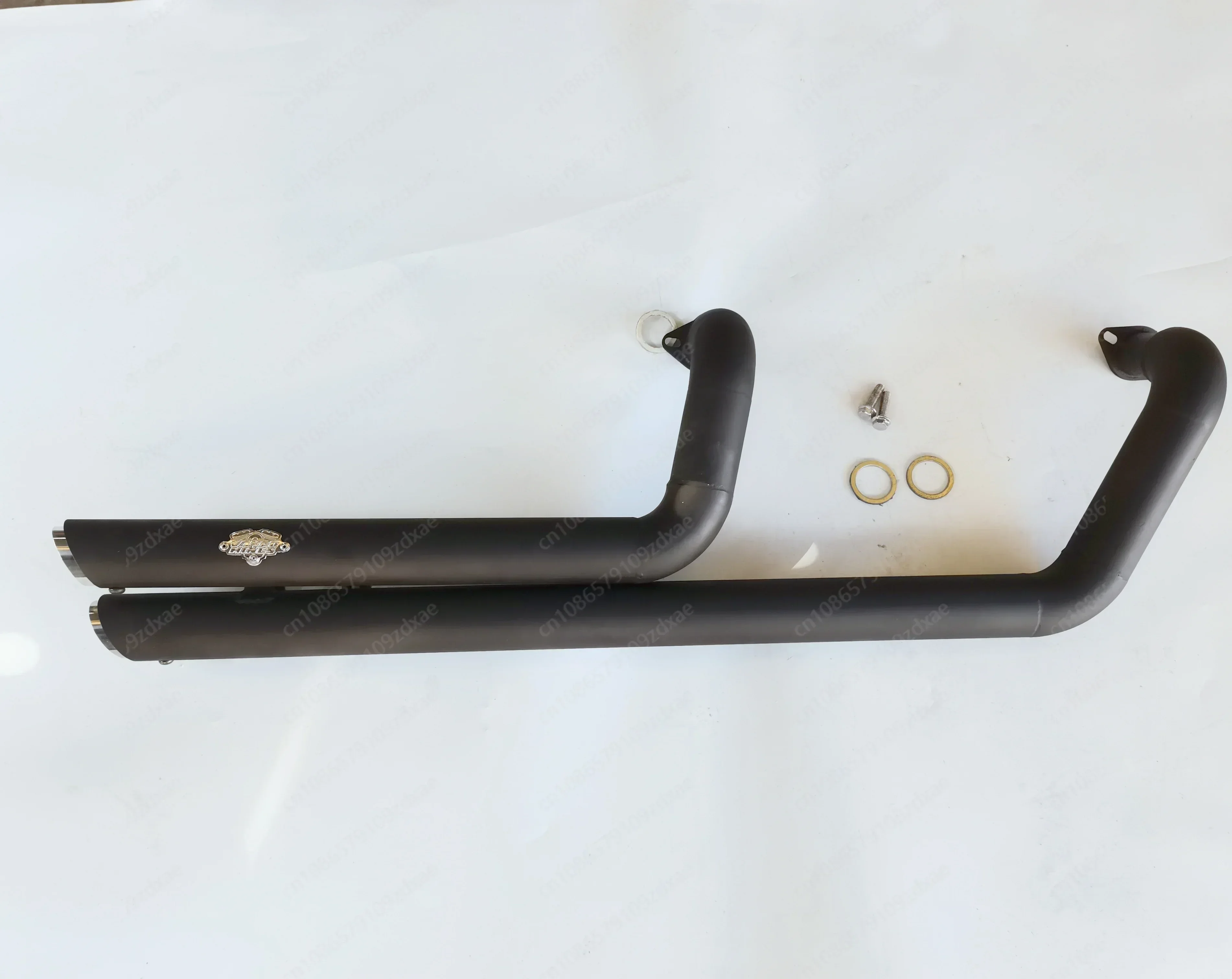 Modified Exhaust for Benda Jinjira 300 BD300 Harley VH Double Out Horseshoe Sound Non-destructive Installation