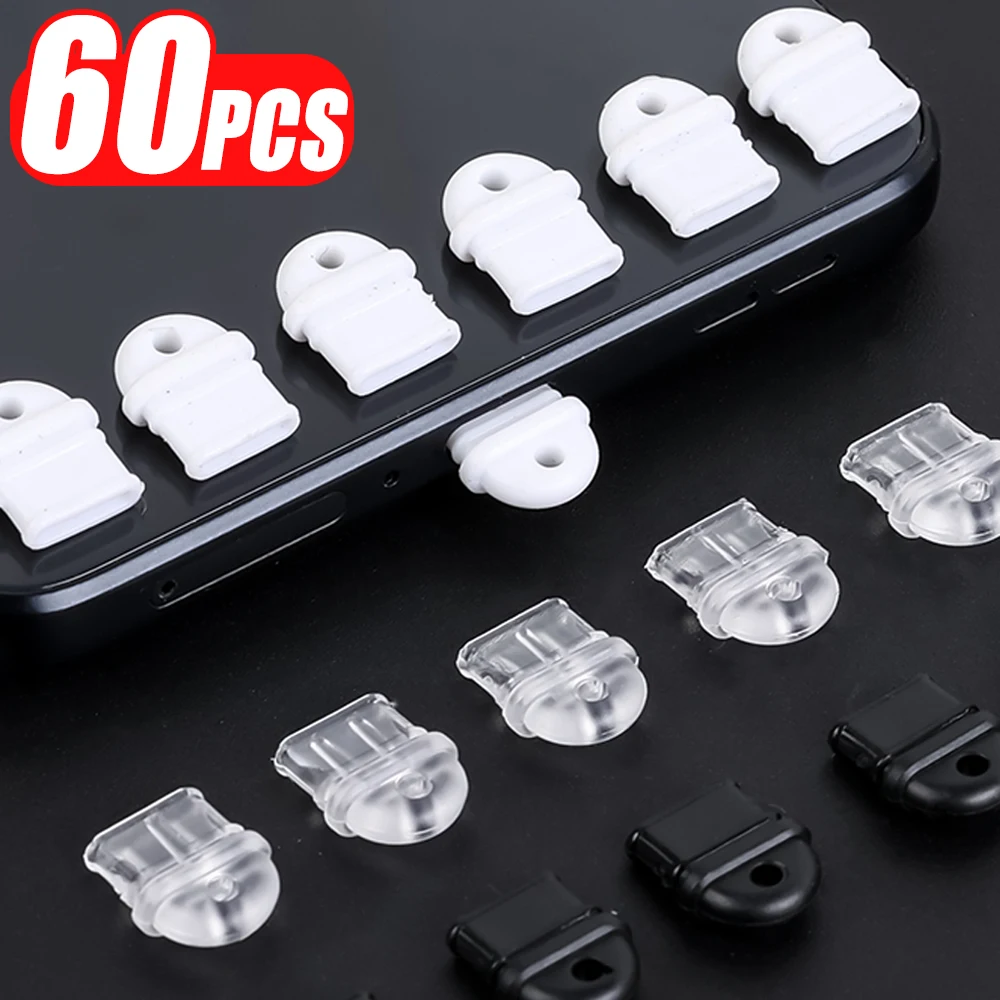 Elegant Silicone USB-C Dust Plug Charm – Anti-Dust Protective Cap