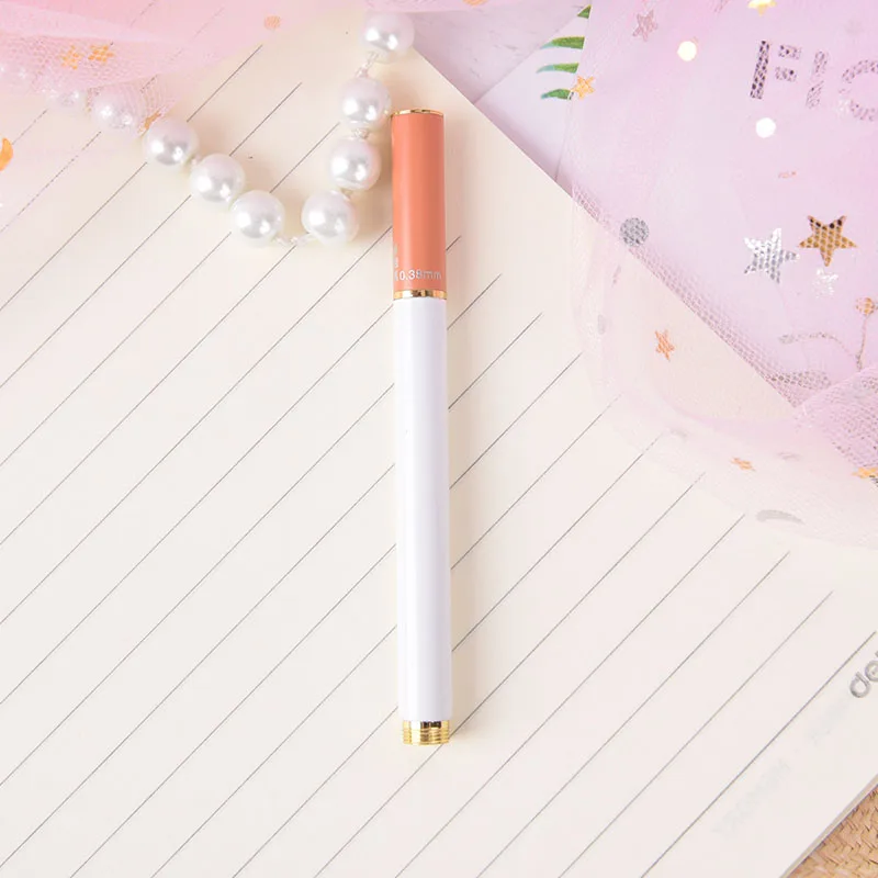 1 개/몫 0.38mm 금속 만년필 연기 만년필 미니 만년필 문구 용품