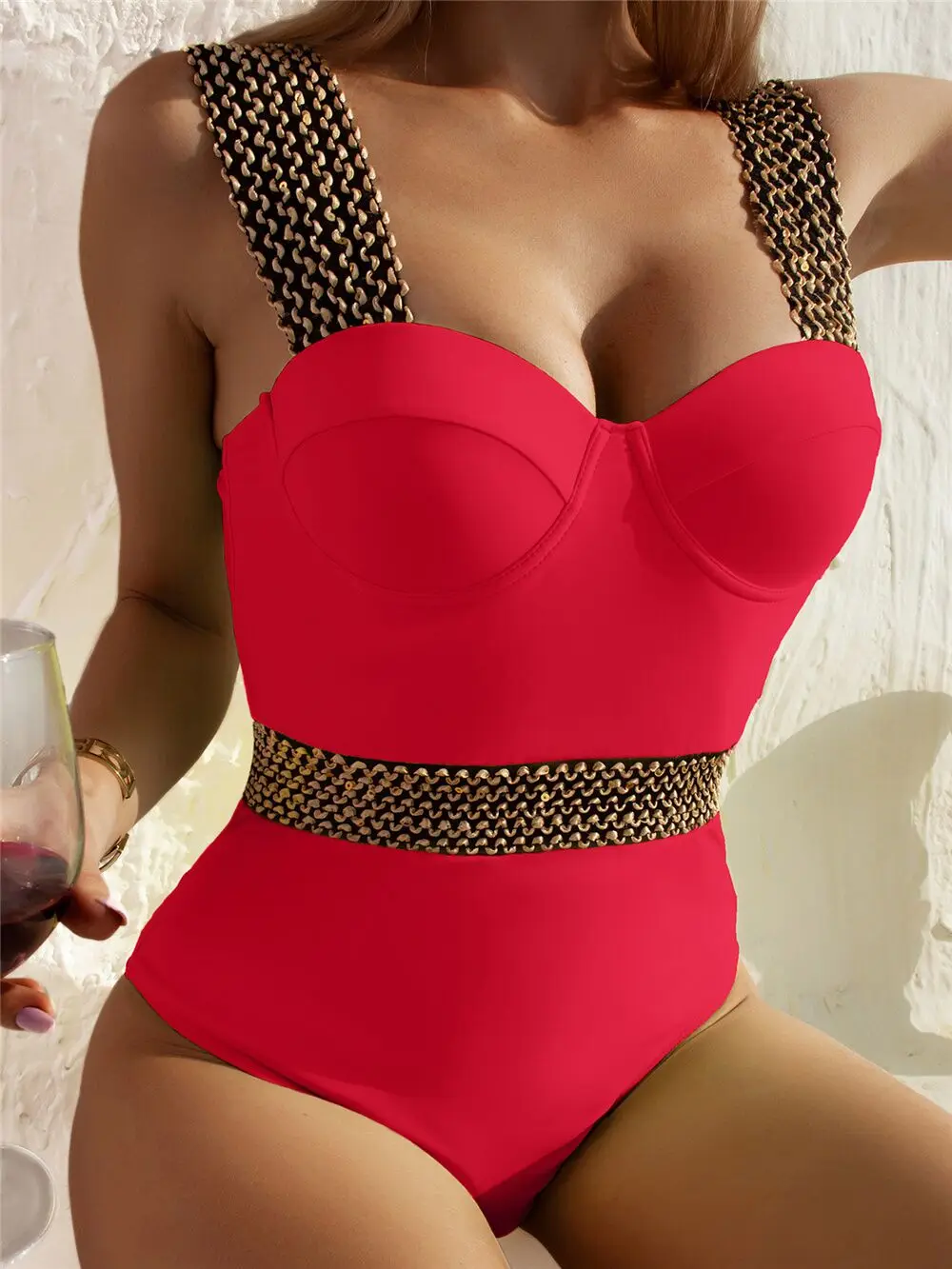 Maillot De Bain Maillot De Bain Une Pi ce Sexy Push Up D tail En maillot-de-bain-maillot-de-bain-une-pi-ce-sexy-push-up-d-tail-en